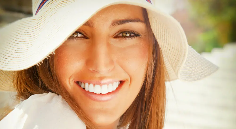 Cosmetic-Dentistry-Woman Woman with cosmetic dentistry, Albany NY