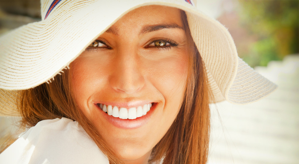 Cosmetic-Dentistry-Woman Woman with cosmetic dentistry, Albany NY